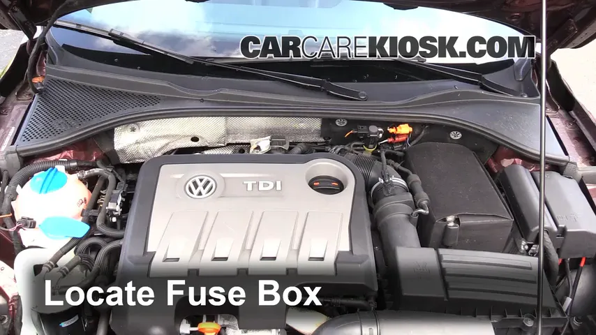 2013 Volkswagen Passat TDI SE 2.0L 4 Cyl. Turbo Diesel Fusible (motor) Cambio
